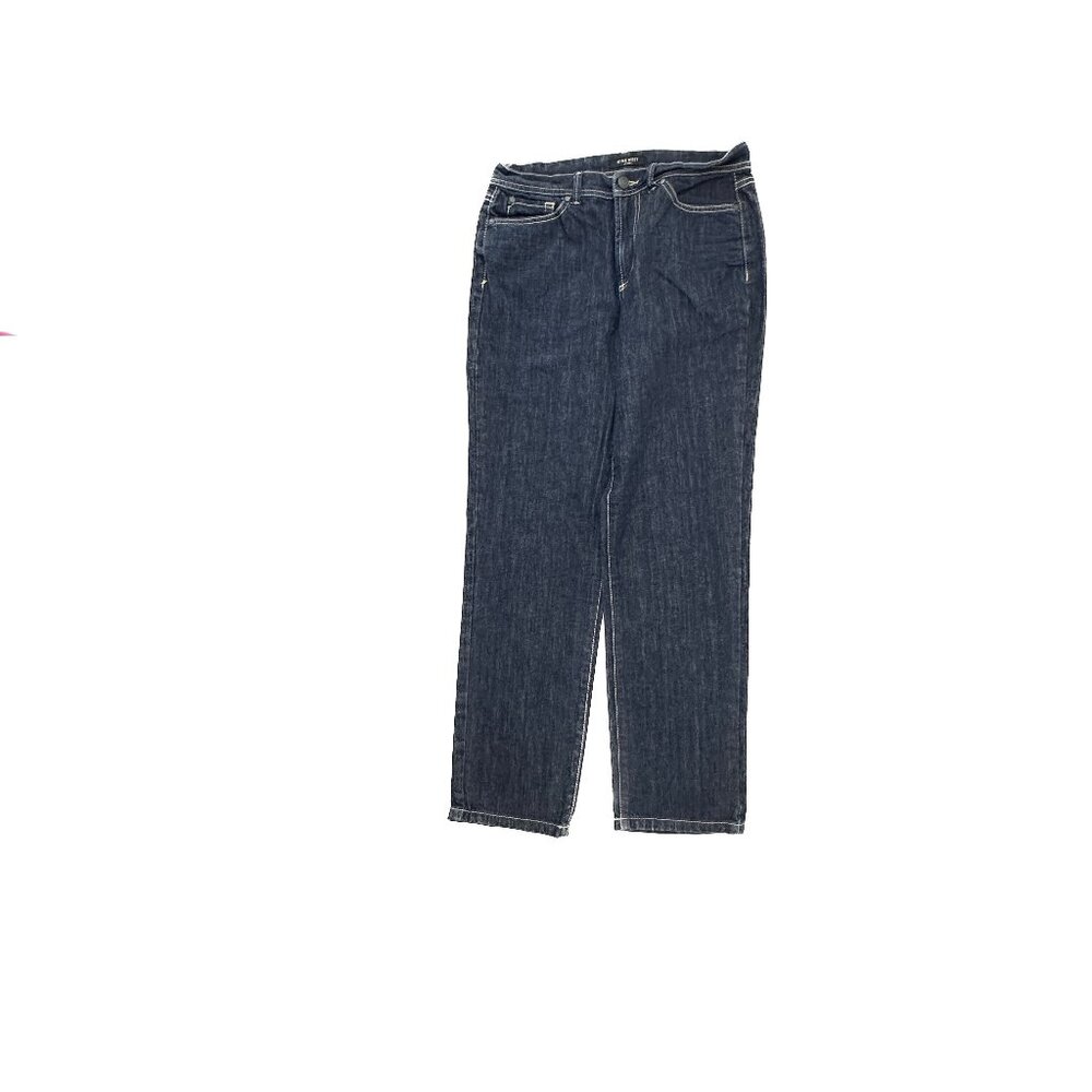 Nine West Straight‎ Leg Women's size 8 Dark Wash BLue Denim Jeans